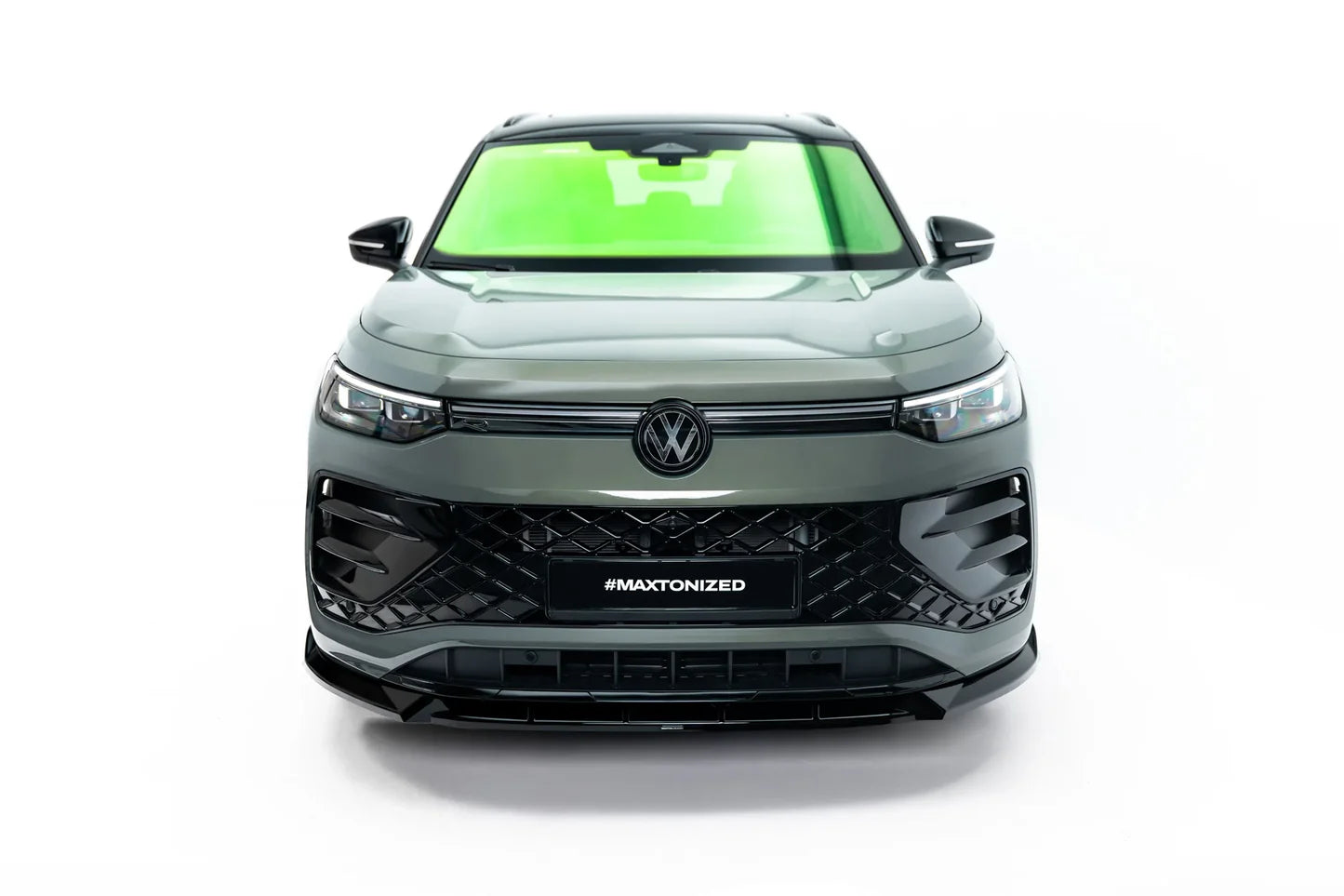 Prelungire bara fata fusta spoiler lip splitter V.2 Volkswagen Tayron R-Line Mk1 - Maxton Design