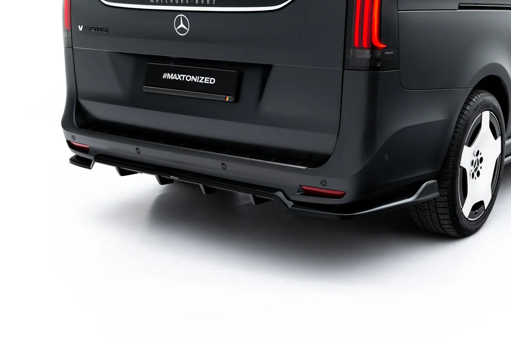 Prelungire difuzor bara spate spoiler fusta lip cu aripioare laterale Mercedes-Benz V AMG-Line W447 Facelift 2 - Maxton Design