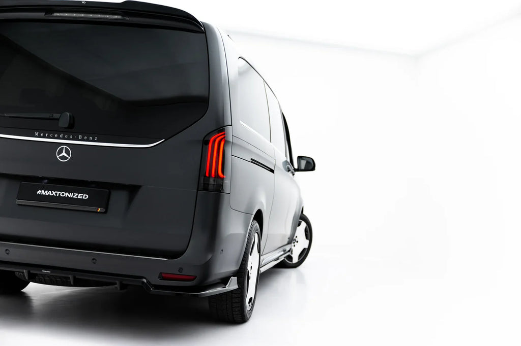 Prelungire difuzor bara spate spoiler fusta lip cu aripioare laterale Mercedes-Benz V AMG-Line W447 Facelift 2 - Maxton Design