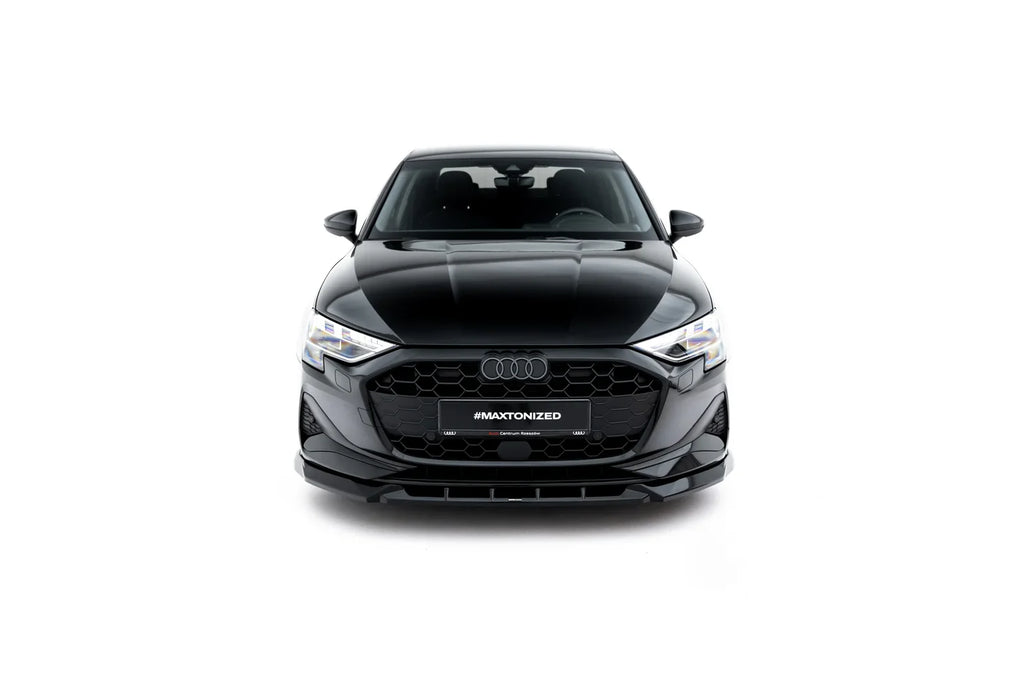 Prelungire bara fata fusta spoiler lip splitter V.1 Audi A3 Sedan 8Y Facelift - Maxton Design