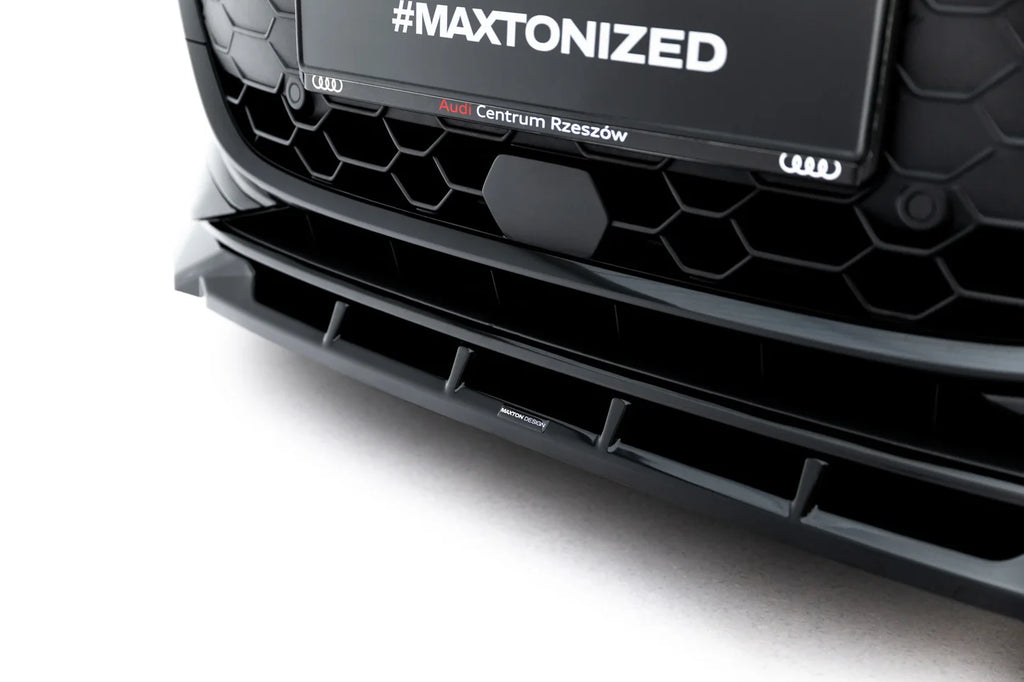 Prelungire bara fata fusta spoiler lip splitter V.1 Audi A3 Sedan 8Y Facelift - Maxton Design
