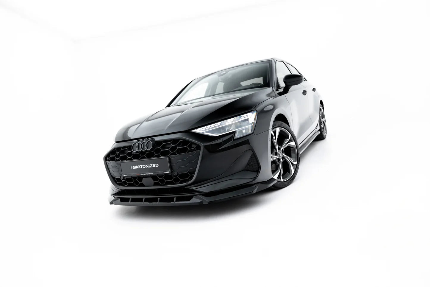 Prelungire bara fata fusta spoiler lip splitter V.1 Audi A3 Sedan 8Y Facelift - Maxton Design