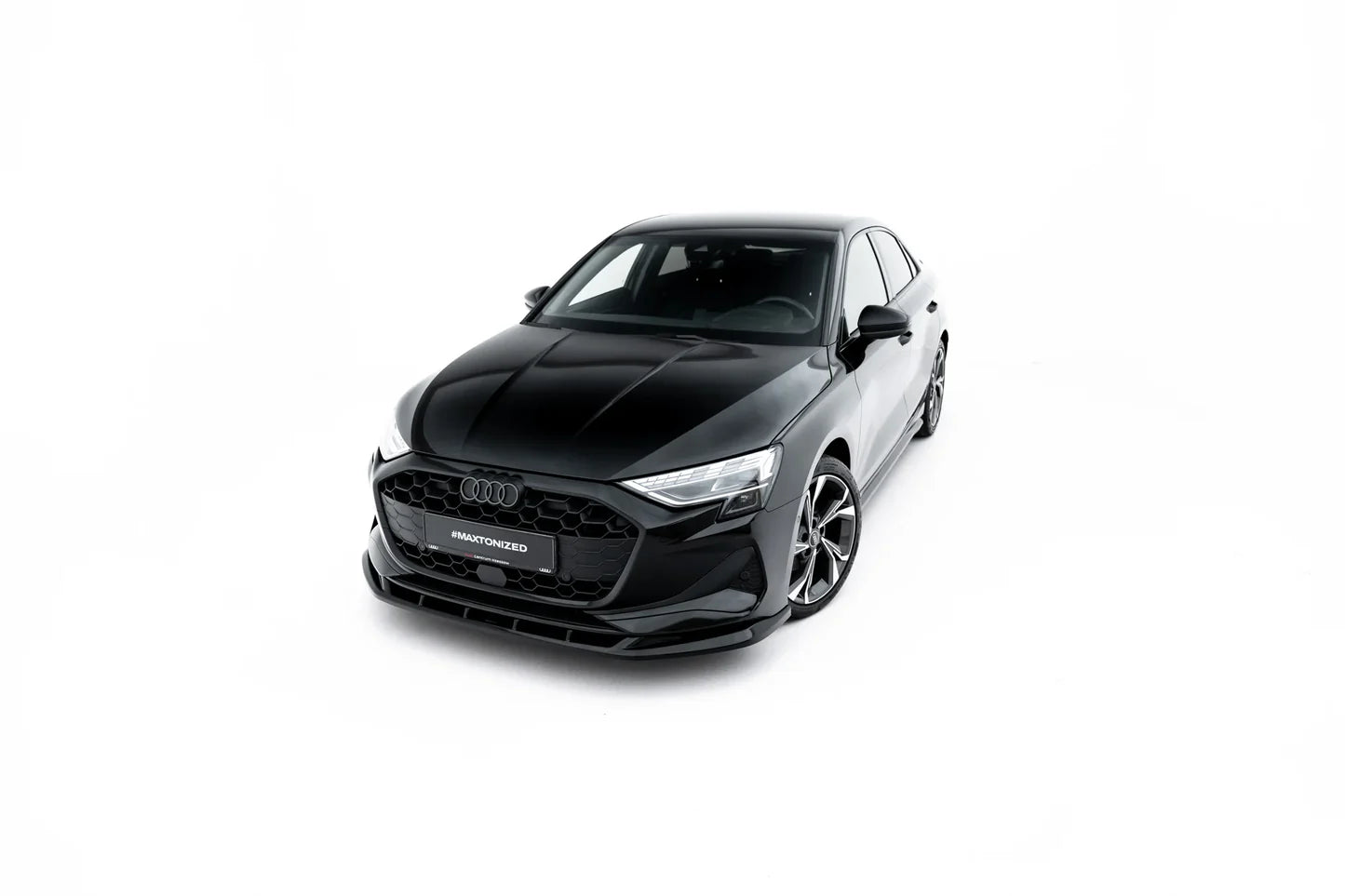 Prelungire bara fata fusta spoiler lip splitter V.2 Audi A3 Sedan 8Y Facelift - Maxton Design