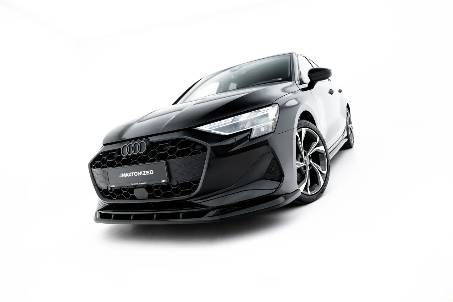 Prelungire bara fata fusta spoiler lip splitter V.2 Audi A3 Sedan 8Y Facelift - Maxton Design