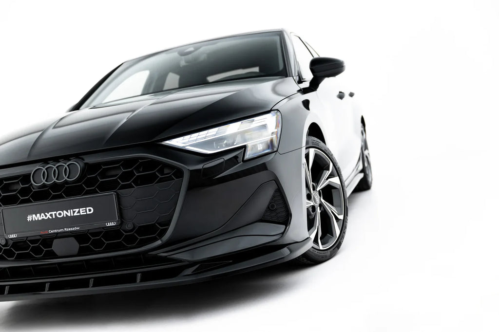Prelungire bara fata fusta spoiler lip splitter V.2 Audi A3 Sedan 8Y Facelift - Maxton Design