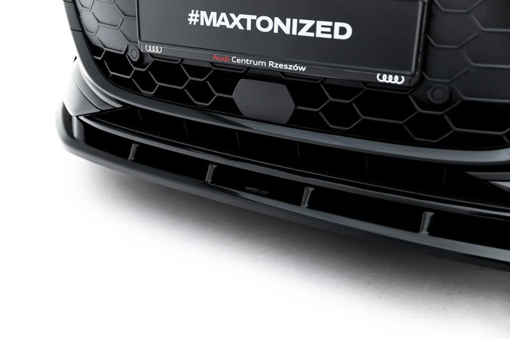 Prelungire bara fata fusta spoiler lip splitter V.2 Audi A3 Sedan 8Y Facelift - Maxton Design