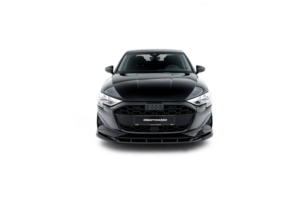 Prelungire bara fata fusta spoiler lip splitter V.2 Audi A3 Sedan 8Y Facelift - Maxton Design