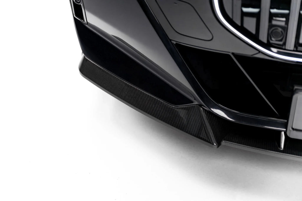 Prepreg Carbon Prelungire bara fata fusta spoiler lip BMW Seria 7 M-Pack / M760e / i7 M-Pack G70 - Maxton Design