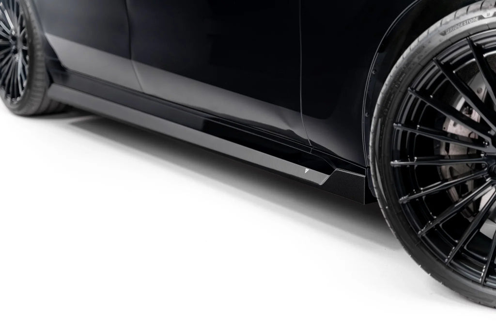 Praguri laterale Prepreg Carbon BMW Seria 7 M-Pack / M760e / i7 M-Pack G70 - Maxton Design