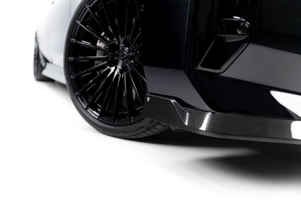 Prepreg Carbon Prelungire bara fata fusta spoiler lip BMW Seria 7 M-Pack / M760e / i7 M-Pack G70 - Maxton Design