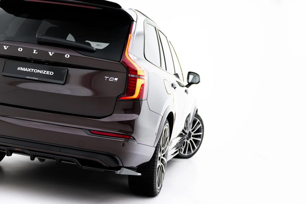 Difuzor bara spate spoiler fusta lip cu aripioare laterale Volvo XC90 Mk2 Facelift 2 - Maxton Design