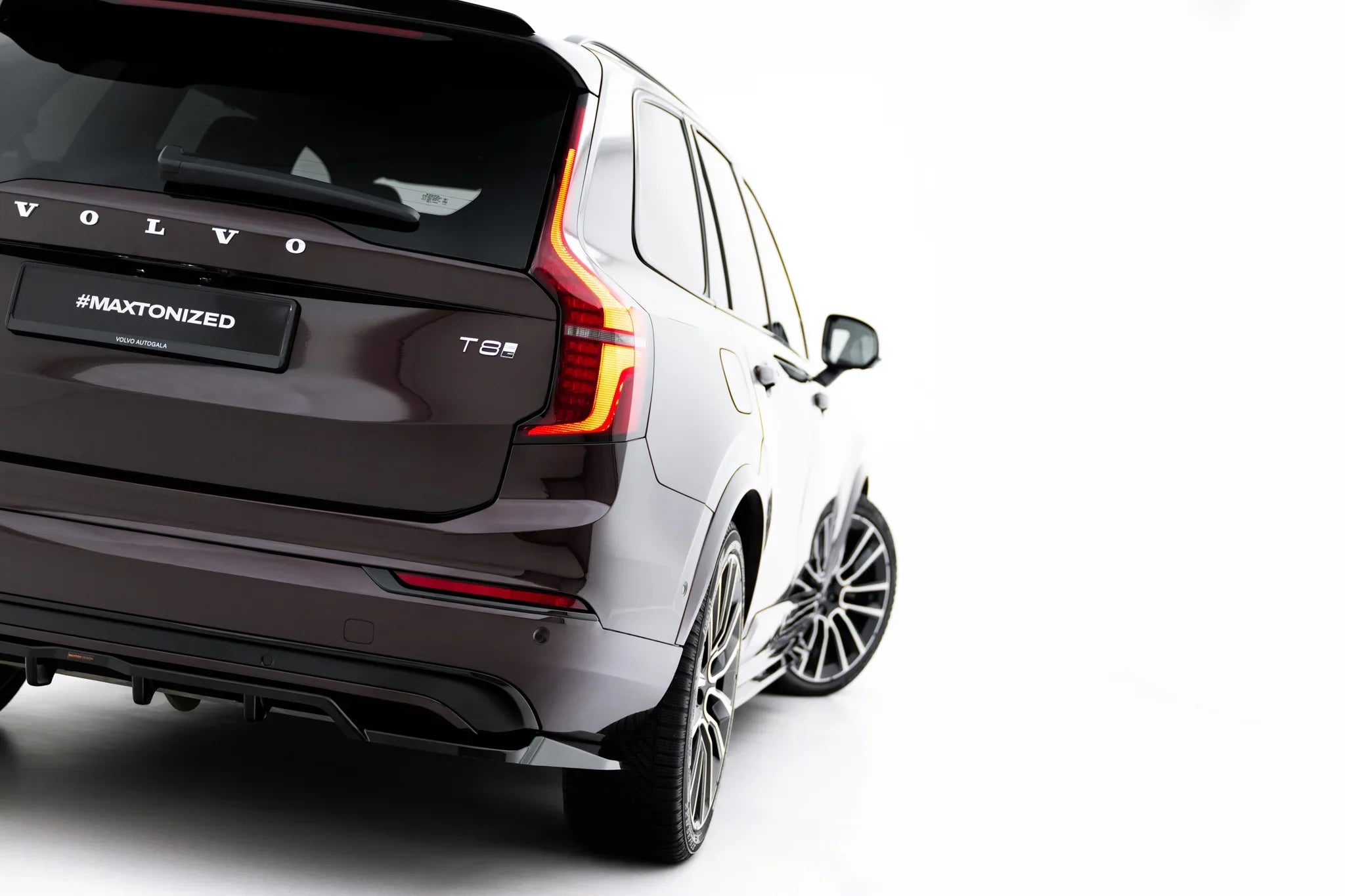 Difuzor bara spate spoiler fusta lip cu aripioare laterale Volvo XC90 Mk2 Facelift 2 - Maxton Design