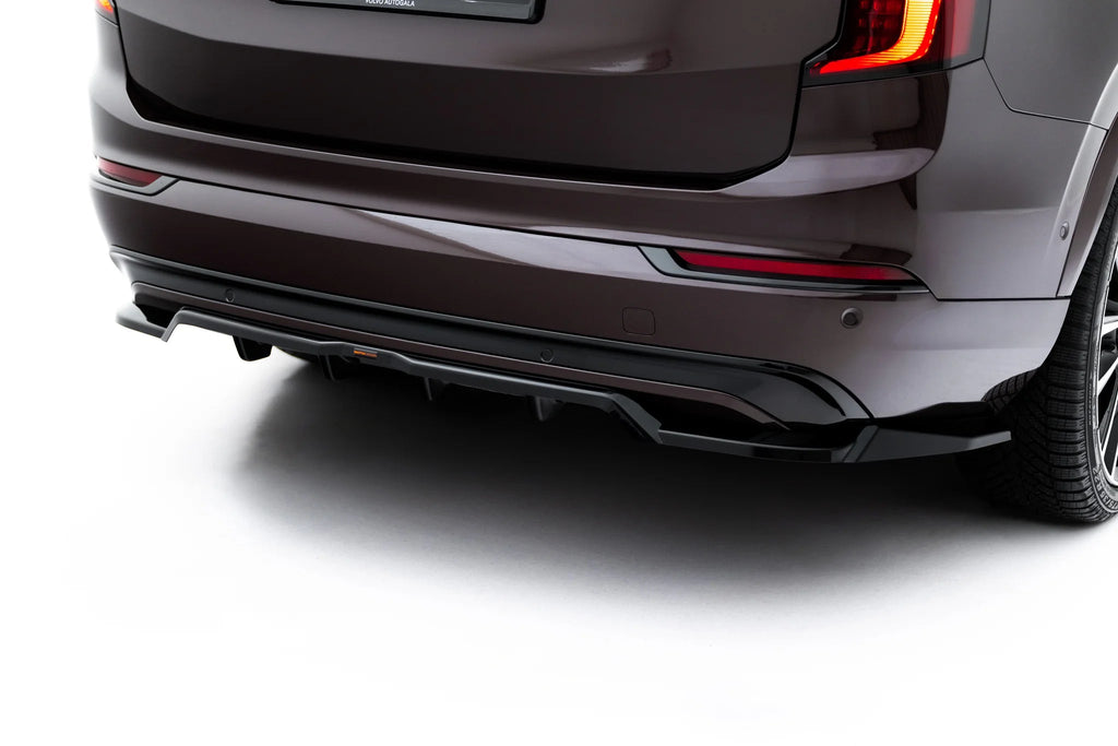Difuzor bara spate spoiler fusta lip cu aripioare laterale Volvo XC90 Mk2 Facelift 2 - Maxton Design
