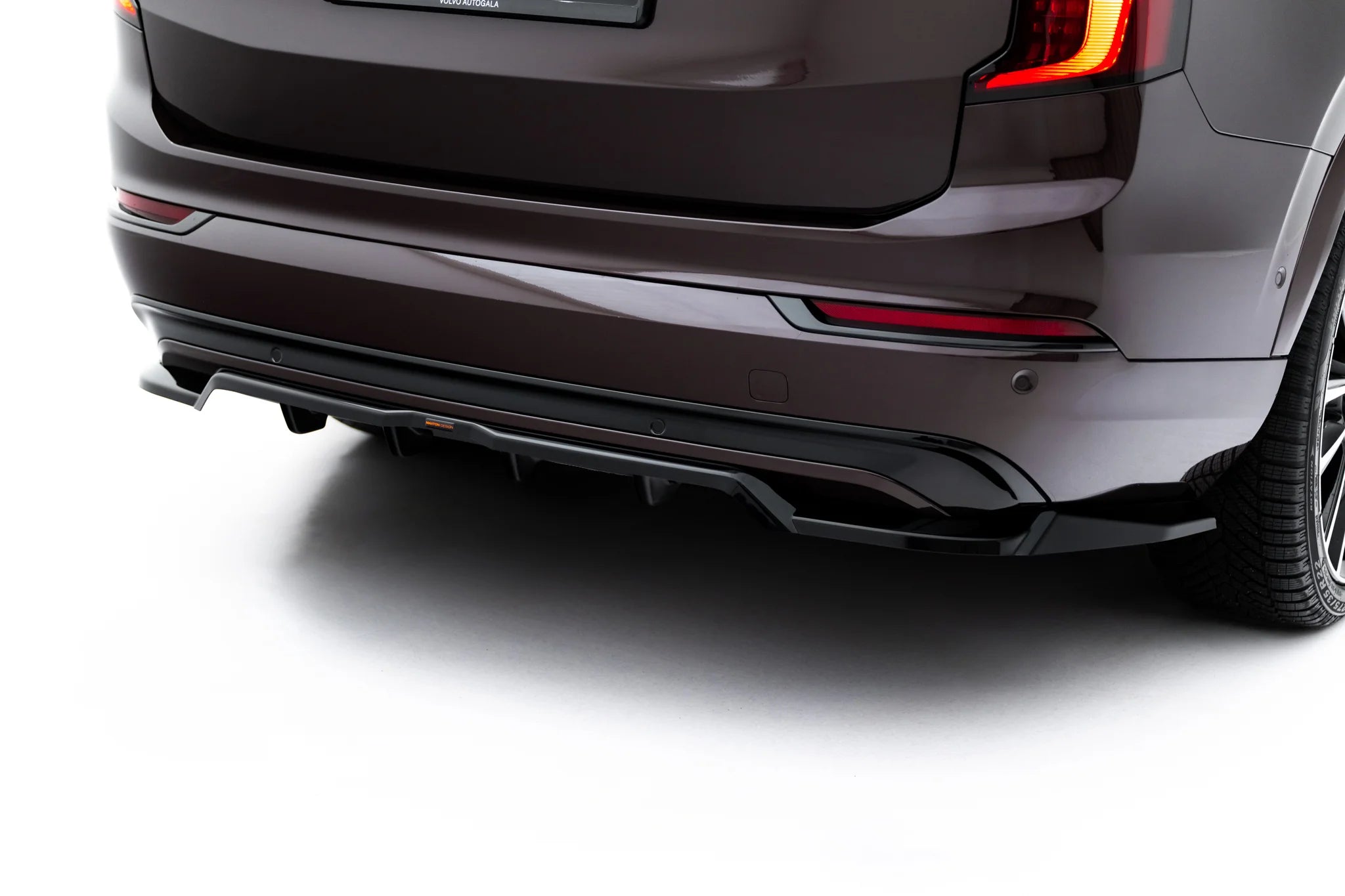 Difuzor bara spate spoiler fusta lip cu aripioare laterale Volvo XC90 Mk2 Facelift 2 - Maxton Design
