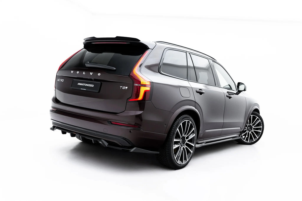Difuzor bara spate spoiler fusta lip cu aripioare laterale Volvo XC90 Mk2 Facelift 2 - Maxton Design