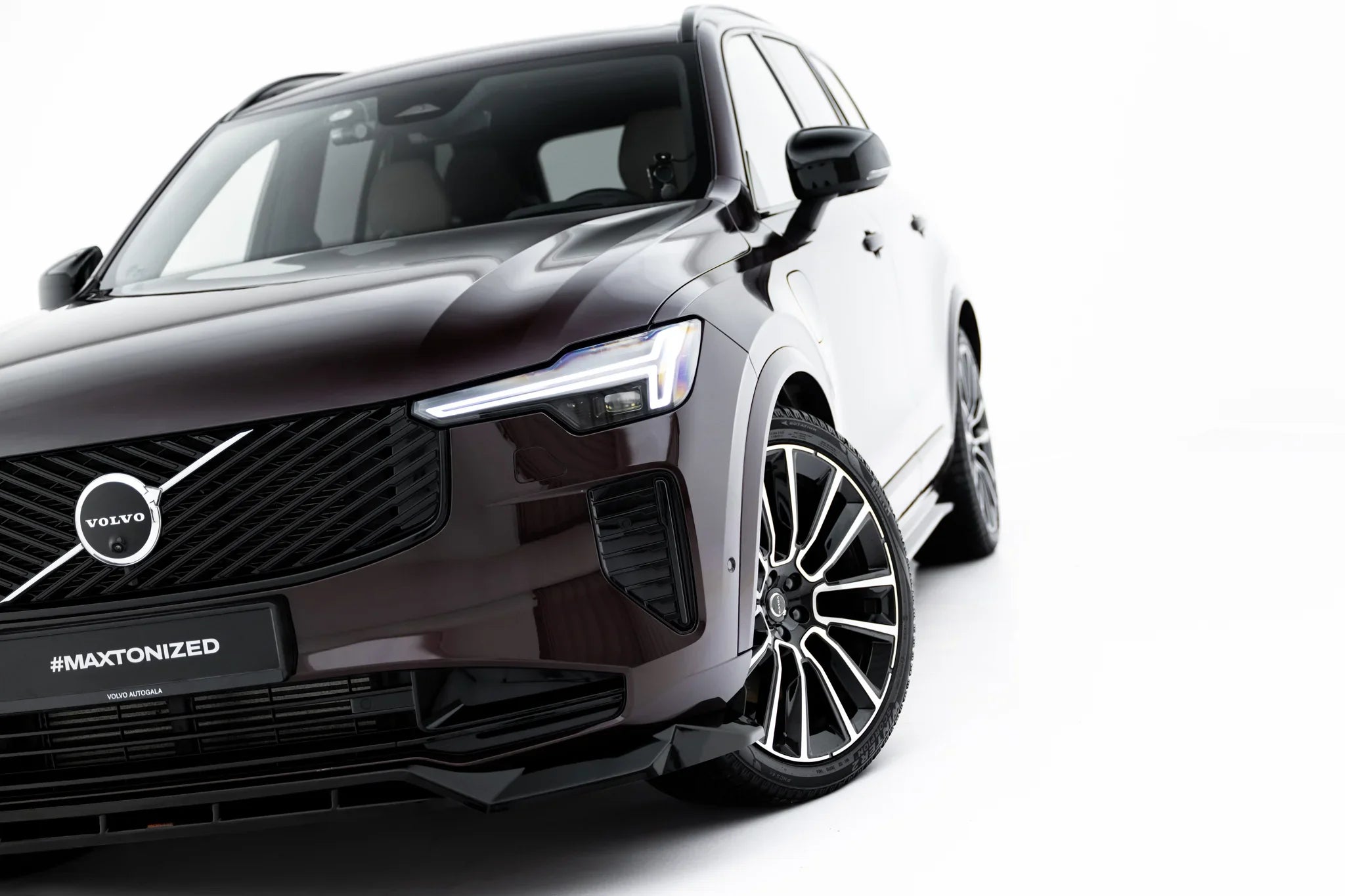 Prelungire bara fata fusta spoiler lip Volvo XC90 Mk2 Facelift 2 - Maxton Design
