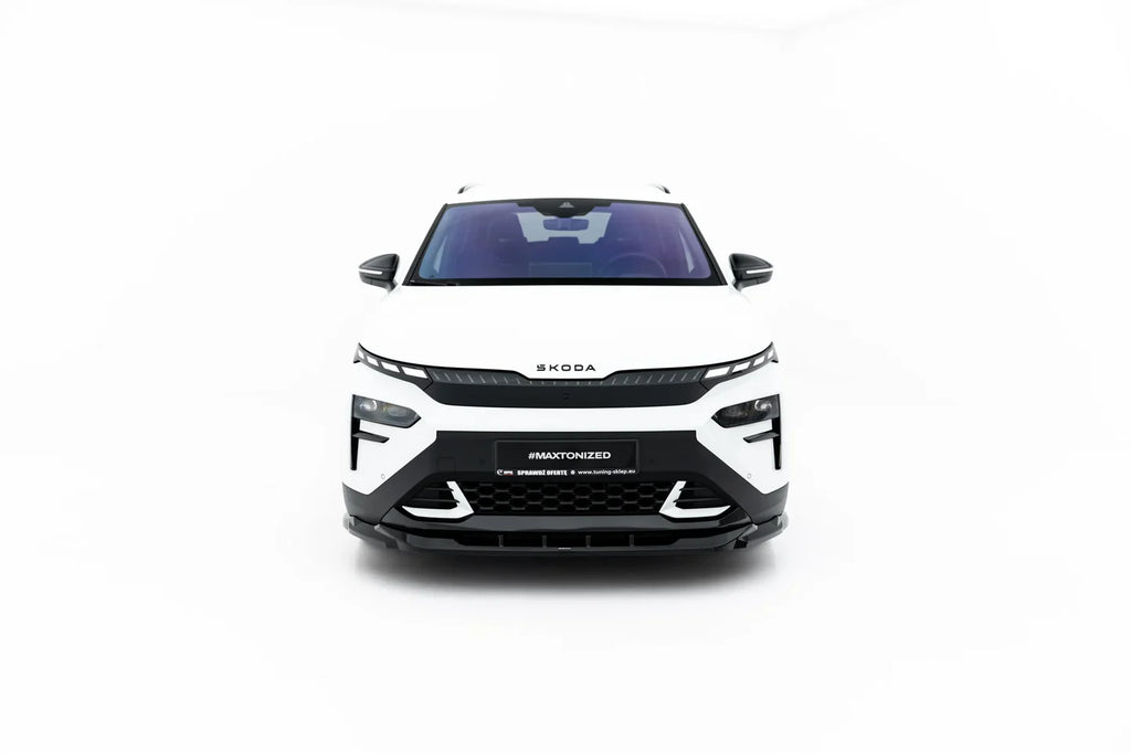 Prelungire bara fata fusta spoiler lip Splitter Skoda Elroq RS Mk1 - Maxton Design