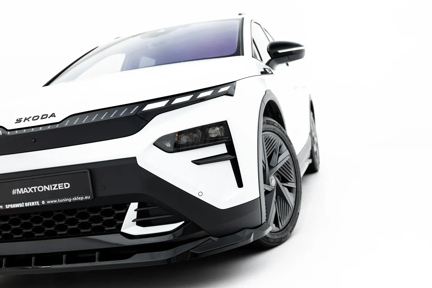 Prelungire bara fata fusta spoiler lip Splitter Skoda Elroq RS Mk1 - Maxton Design