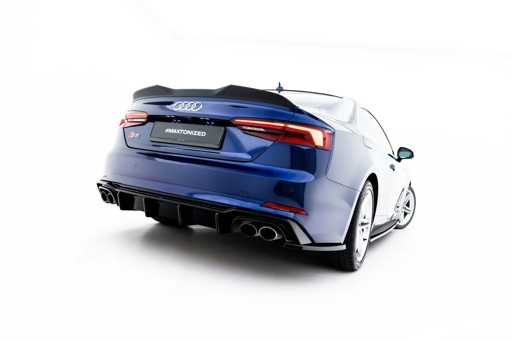 Prelungire difuzor bara fusta spoiler lip spate Audi S5 Coupe F5 - Maxton Design