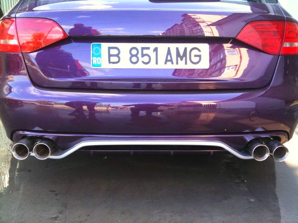 Difuzor bara spate fusta spoiler lip AUDI A4 B8 2007-2011 ABT TFB TUNING