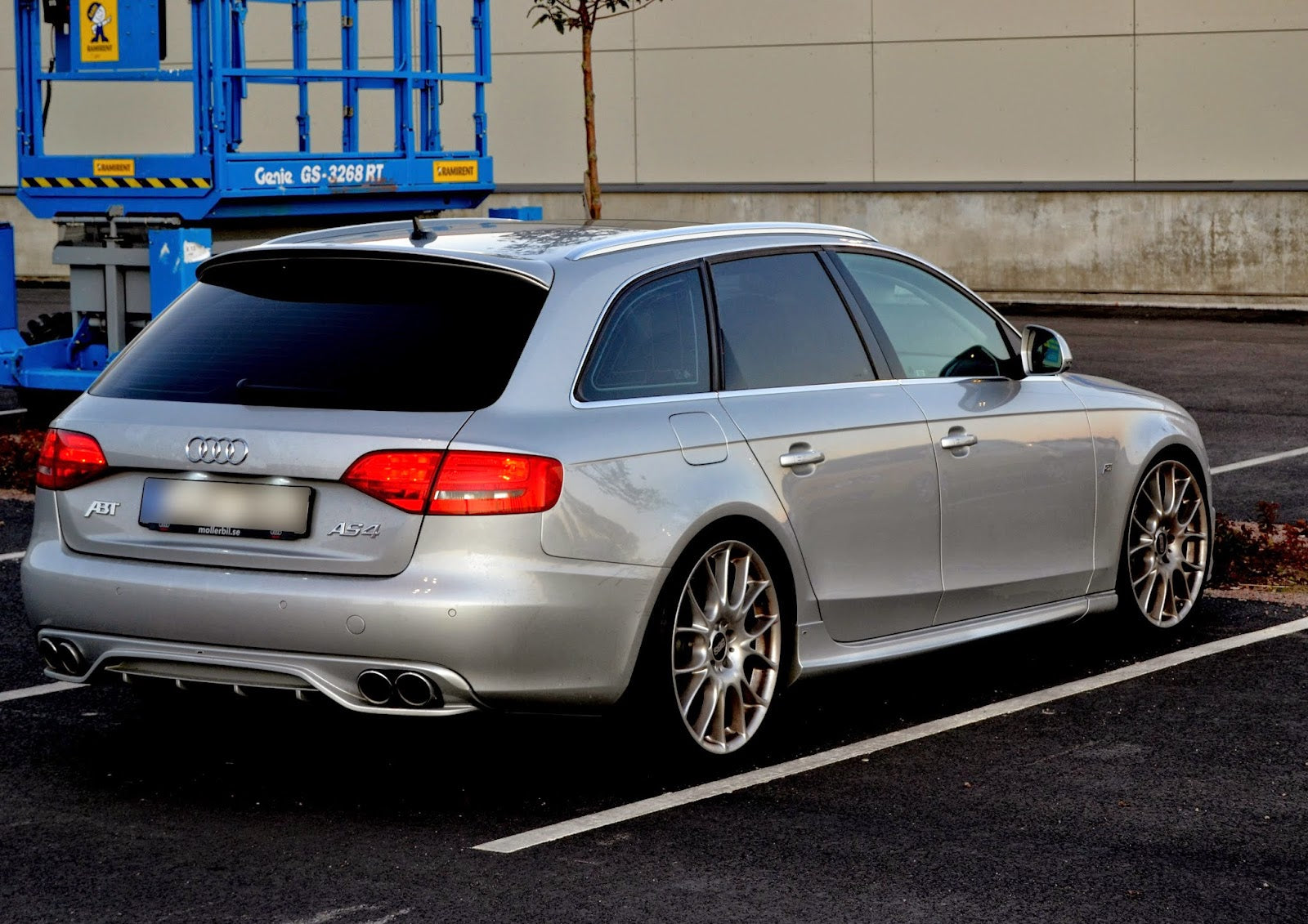 Difuzor bara spate fusta spoiler lip AUDI A4 B8 2007-2011 ABT TFB TUNING