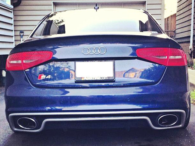 Difuzor bara spate fusta spoiler lip AUDI A4 B8 spect RS4 2012-2015 pentru bara S-LINE TFB TUNING
