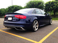 Difuzor bara spate fusta spoiler lip AUDI A4 B8 spect RS4 2012-2015 pentru bara S-LINE TFB TUNING