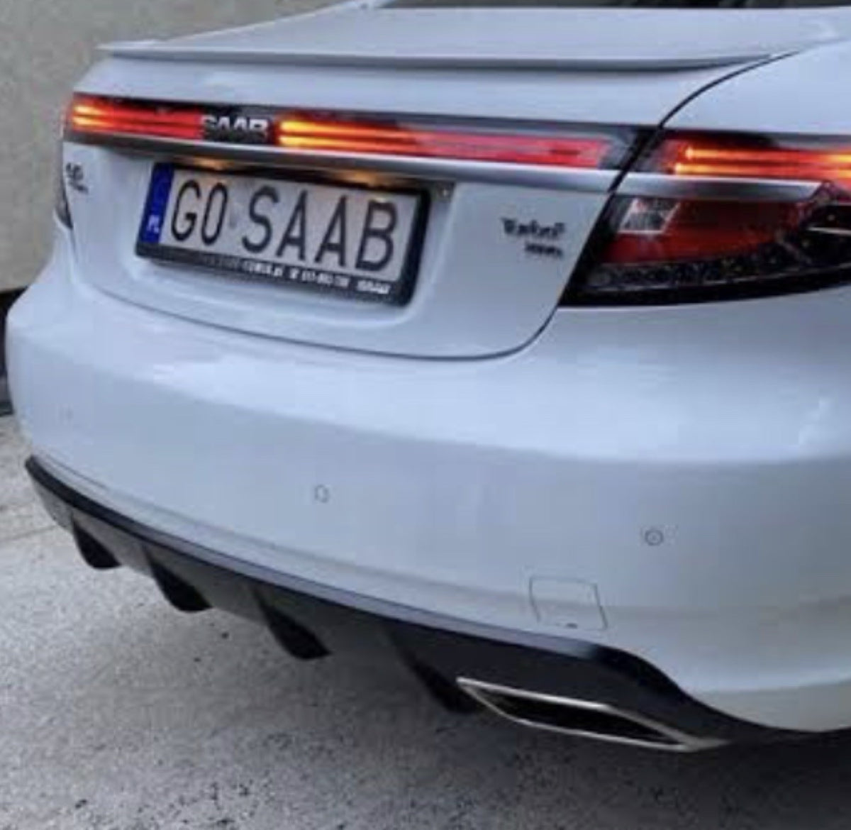 Difuzor bara spate fusta spoiler lip SAAB 95 9-5 NG TFB TUNING