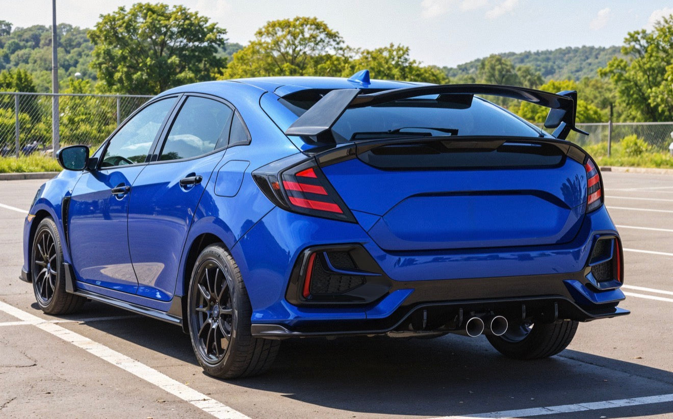 Eleron portbagaj HONDA CIVIC X 2016-2021 HATCHBACK TYPE-R negru lucios TFB TUNING