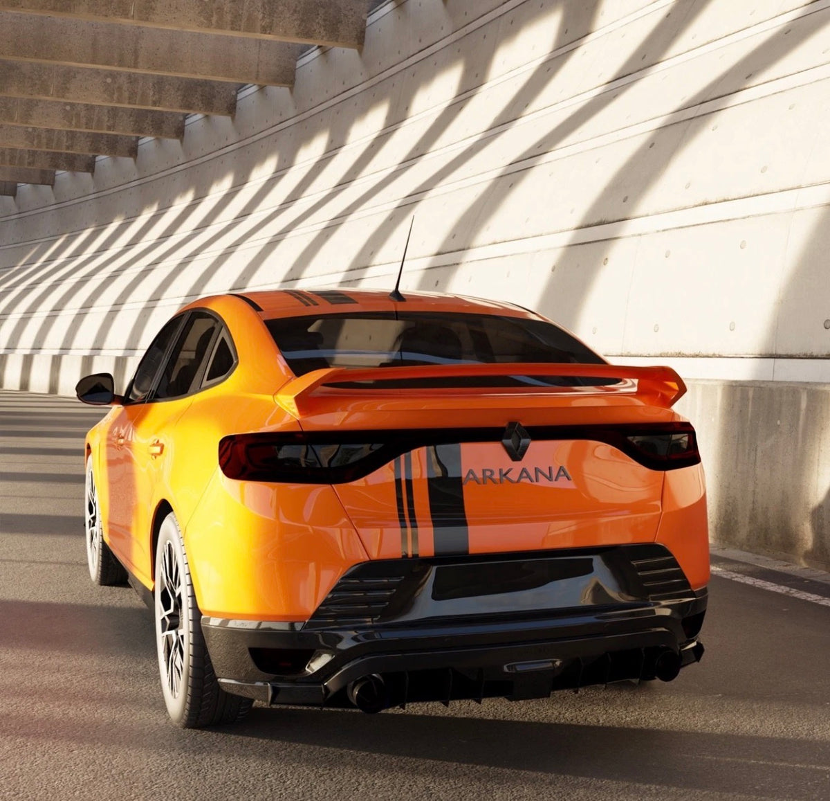 Eleron portbagaj spoiler RENAULT ARKANA aspect PERFORMANCE 2019-2026 TFB TUNING