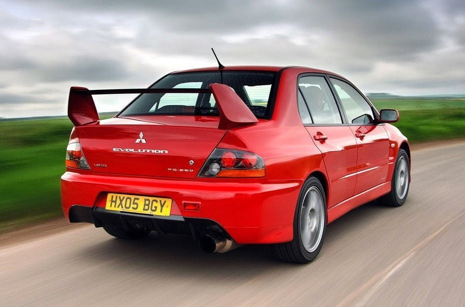 Eleron portbagaj MITSUBISHI LANCER EVO 7,8,9 TFBT
