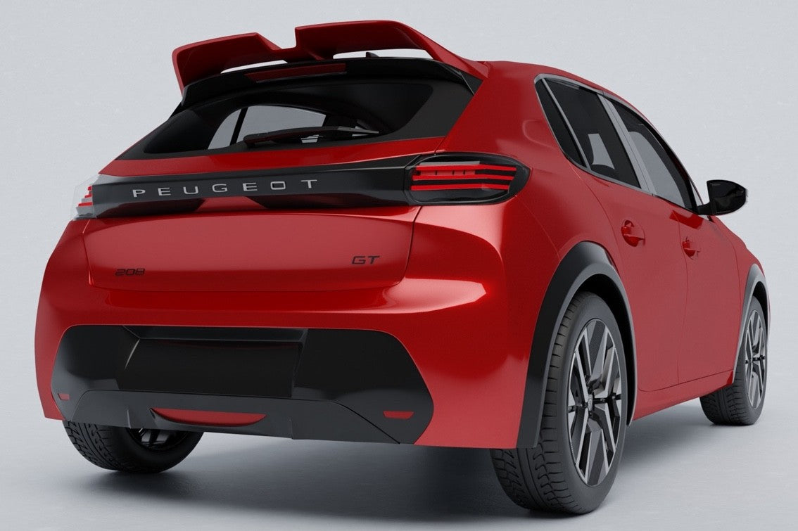 Eleron luneta portbagaj PEUGEOT 208 MK2 din 2019+ TFB TUNING
