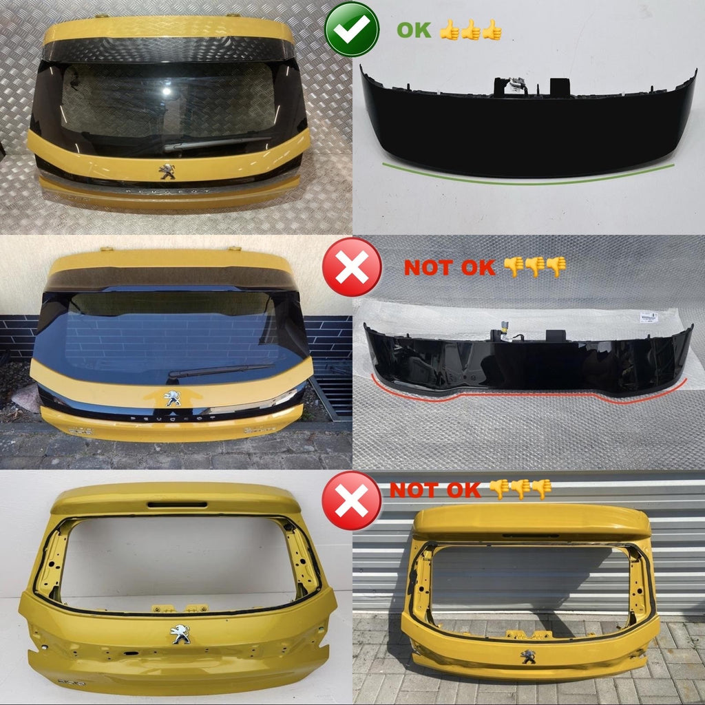 Eleron luneta portbagaj PEUGEOT 208 MK2 din 2019+ TFB TUNING