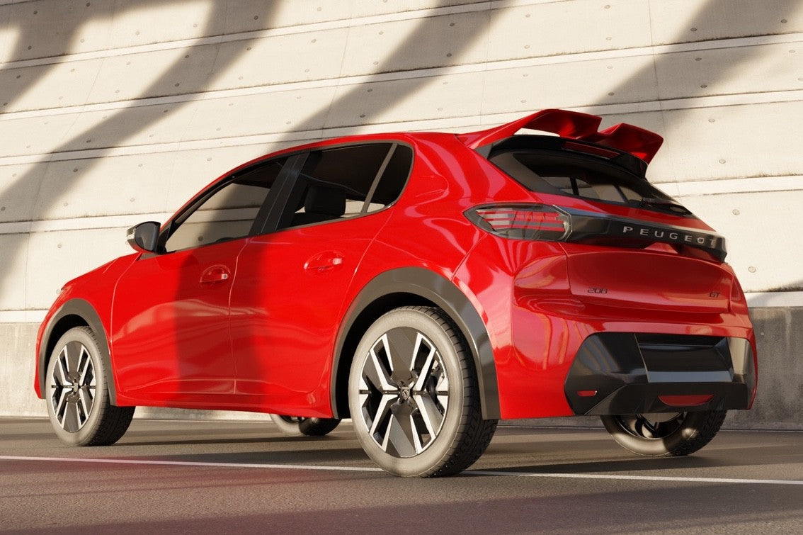 Eleron luneta portbagaj PEUGEOT 208 MK2 din 2019+ TFB TUNING