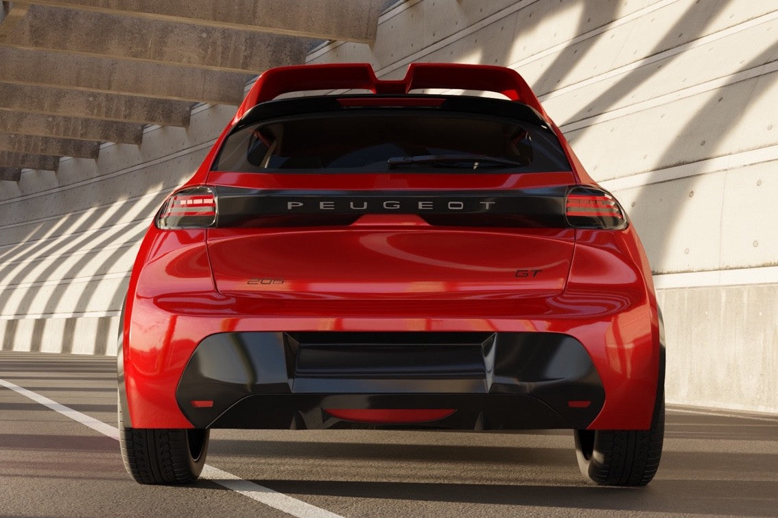 Eleron luneta portbagaj PEUGEOT 208 MK2 din 2019+ TFB TUNING