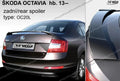 Eleron portbagaj tuning sport Skoda Octavia 3 III MK3 5E RS VRS