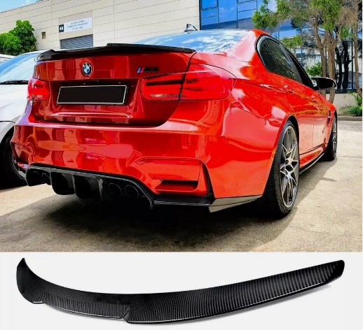 Eleron spate din fibră de carbon pentru BMW Seria 3 M3 F30 F80, stil M4, 11-19 TUNING BRASOV