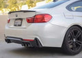 Eleron spoiler codita lip BMW Seria 4 F32 Coupe model M4 negru lucios