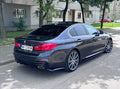 Extensii / coltare coltar lip bara spate BMW Seria 5 G30 negru lucios