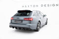 Prelungire difuzor bara spate Audi A6 S-Line A6 C7 FL 2014-2017 v22 - Maxton Design