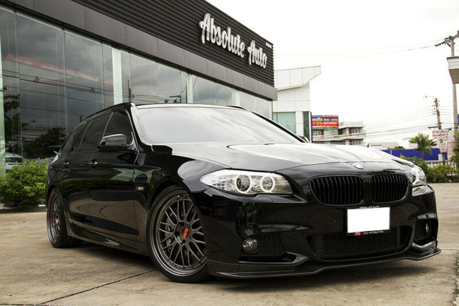 Prelungire bara fata fusta spoiler lip BMW Seria 5 F10 2010-2017 ver4 TFBT