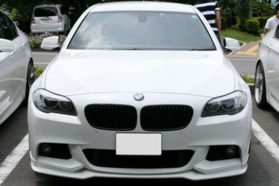 Prelungire bara fata fusta spoiler lip BMW Seria 5 F10 2010-2017 ver4 TFBT