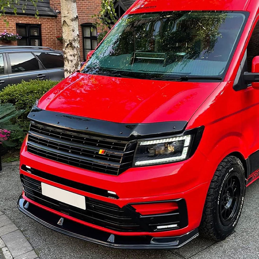 Splitter Frontal Compatibil Cu VW VOLKSWAGEN Crafter MK2 / MAN TGE MK1 Prefacelift 2017+ Cu ABE TÜV