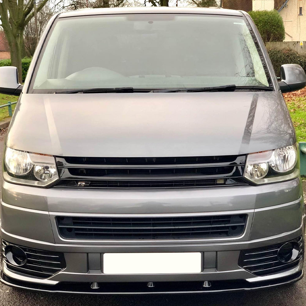 Splitter Frontal Compatibil Cu VW VOLKSWAGEN Transporter T5.1 Sportline 2010-2015 Cu ABE TÜV