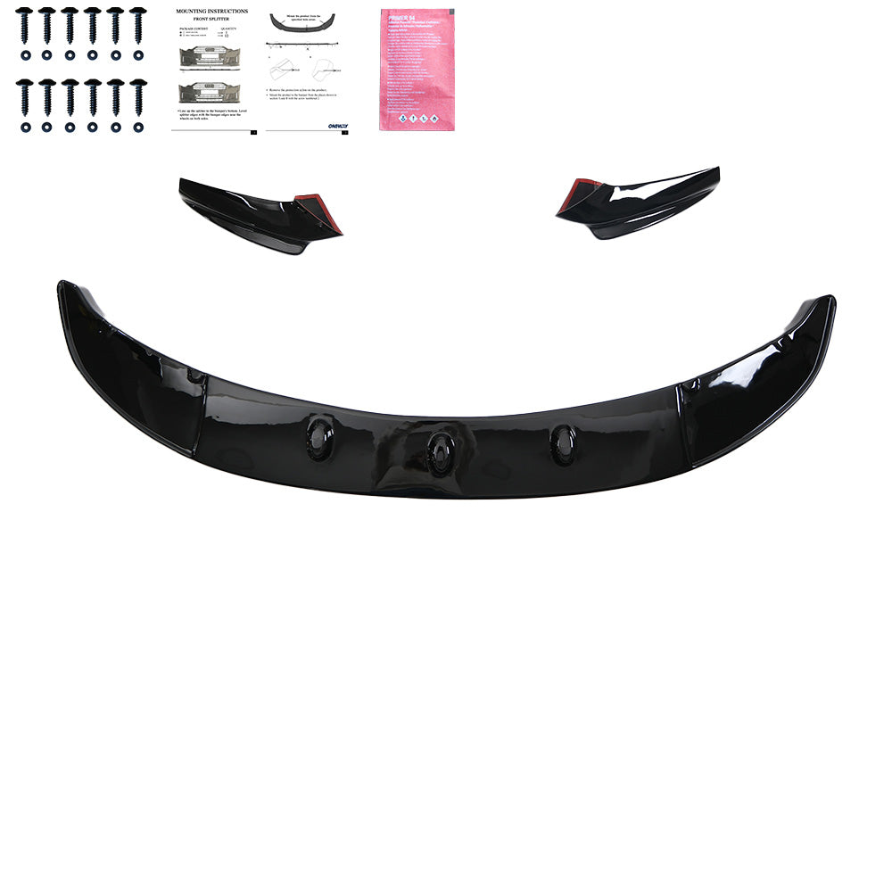Splitter Frontal Compatibil Cu BMW Seria 5 F10/F11 M-Pack 2011-2016 Splitter Frontal Compatibil Cu Clapete