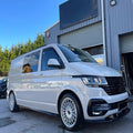 Splitter Frontal Compatibil Cu VW VOLKSWAGEN Transporter T6.1 2019-2021 V2 Cu ABE TÜV