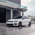 Splitter Frontal Compatibil Cu VW VOLKSWAGEN Golf MK 7 R 2013-2016 Versiunea 2 Cu ABE TÜV
