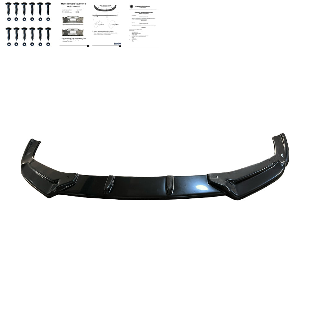 Splitter Frontal Compatibil Cu AUDI RS6 C8 2019+ Cu ABE TÜV