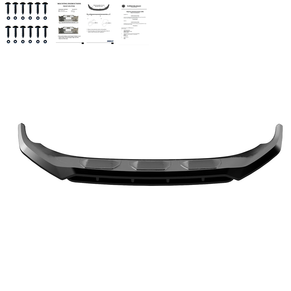 Splitter Frontal Compatibil Cu AUDI SQ7 Mk2 Facelift 2019-2023 Cu ABE TÜV