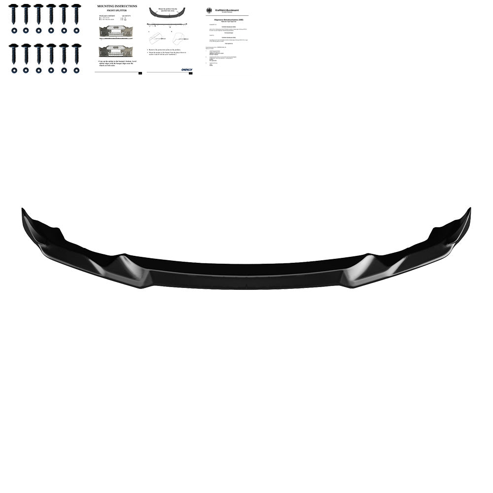 Splitter Frontal Compatibil Cu BMW Seria M2 Competition F87 2018-2020 Cu ABE TÜV